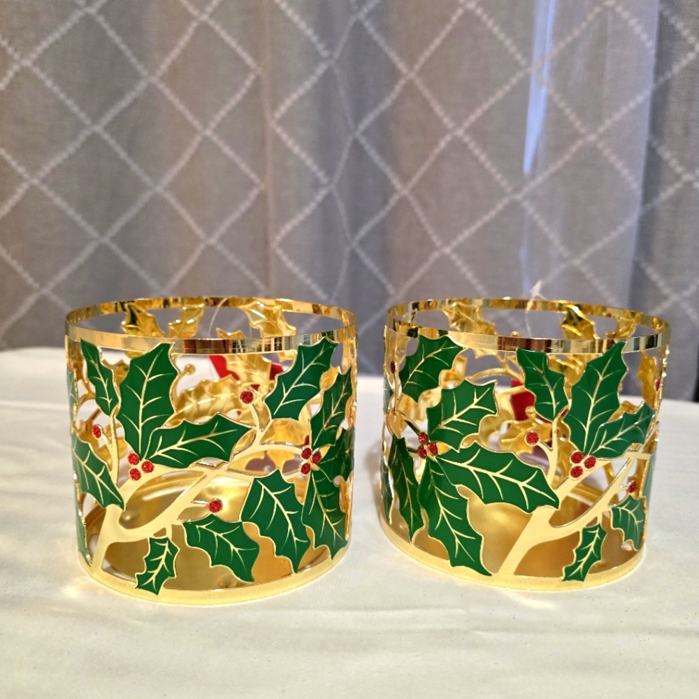 Holiday Candle Holders Set of 2